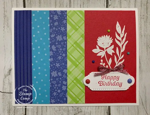 stampin' up! In Color fresh cut flowers