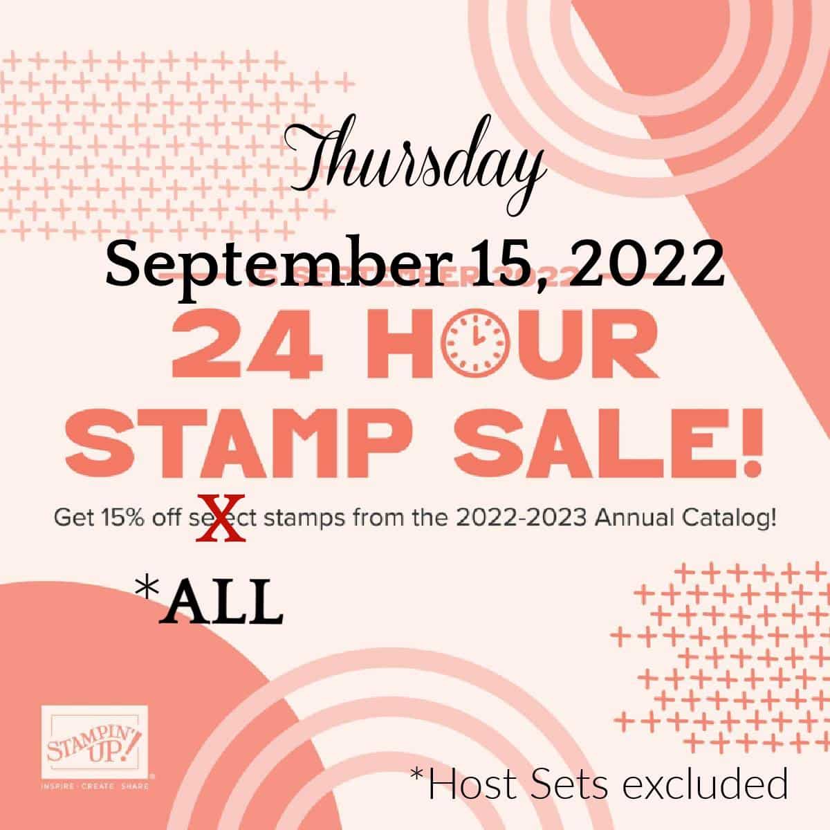 stampin up catalog stamp sale