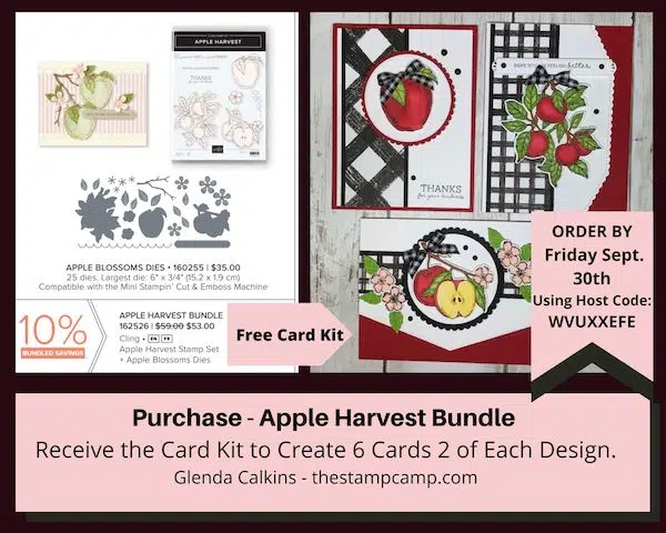 perfect partners stampin up 2022 Apple Harvest Bundle