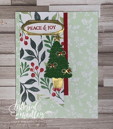 perfect partnering stampin up 2022 trimming the tree bundle