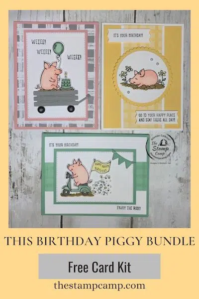 This Birthday Piggy Perfect Partnering Stampin up