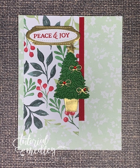perfect partnering stampin' up! 2022 trimming the tree bundle 2022