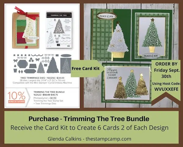 perfect partnering stampin up 2022 Trimming the Tree