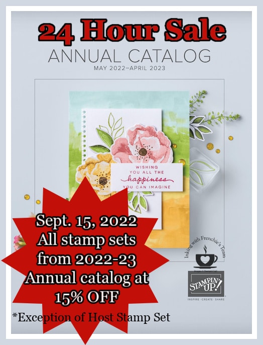 stampin' up catalog stamp sale
