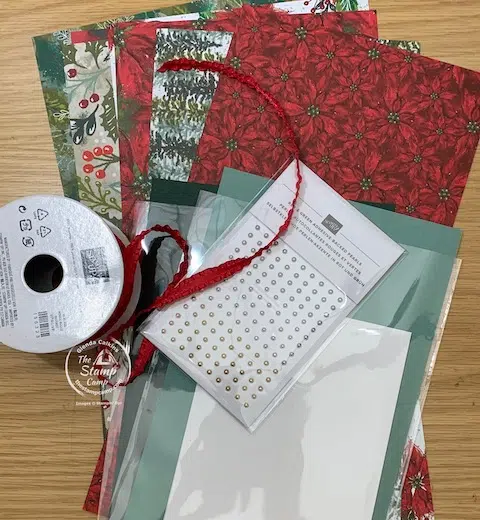 boughs of holly card kits of the month