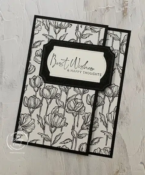fun fold cards designer series paper from stampin' up
