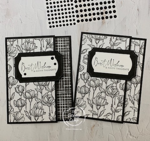 perfectly penciled designer series paper from stampin up create easy fun fold cards