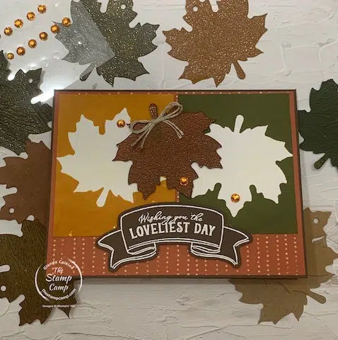 fall themed cards featuring the rustic harvest suite
