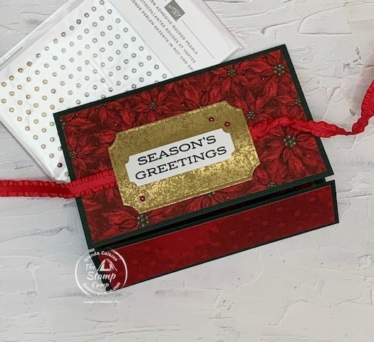 fun fold cards boughs of holly suite