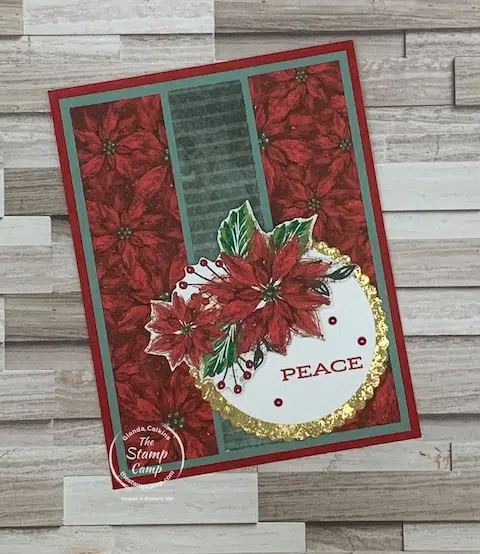 boughs of holly designer series paper strips