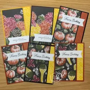 Faux Fun Fold Cards With The Rustic Harvest Designer Paper