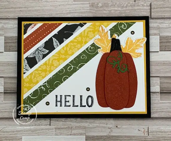 fall themed cards what to do with paper strips