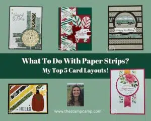 What To Do With Paper Strips My Top 5 Card Layouts!