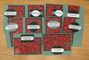 One Sheet Wonder Template Stampin' Up! Boughs of Holly