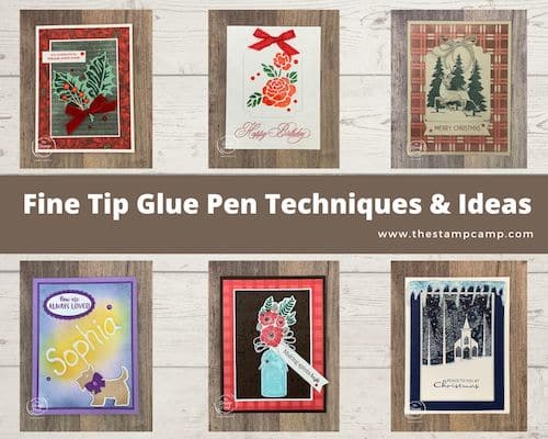 fine tip glue pen techniques and ideas