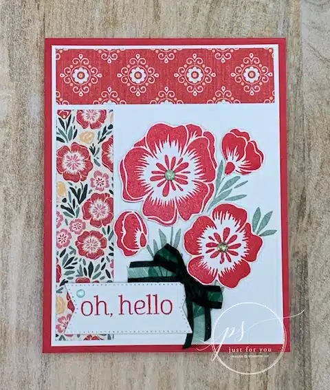 stampin' up lovely in linen card kit club