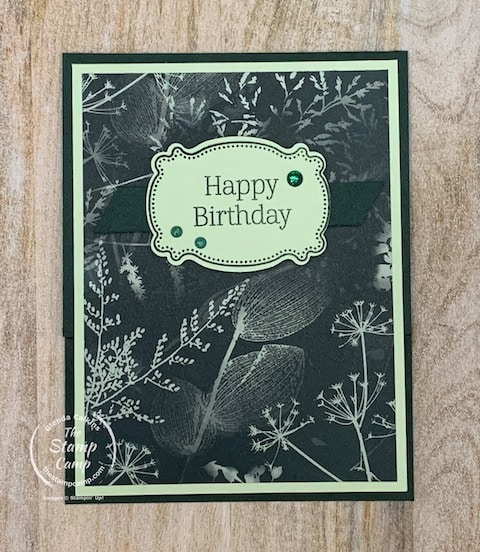 pretty prints designer series paper from stampin' up!