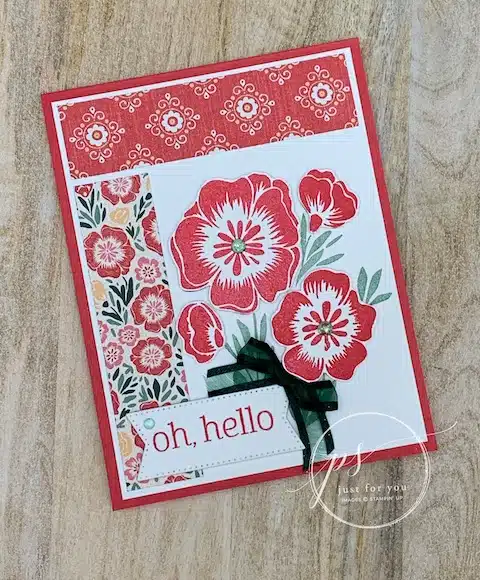 stampin up lovely in linen card kit of the month club