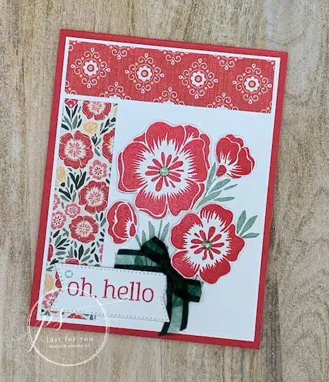 stampin' up lovely in linen card kit of the month club