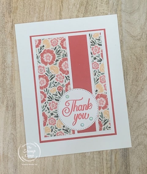 lovely in linen Designer Series Paper Strips from Stampin Up!