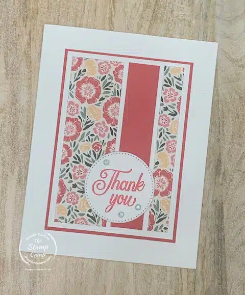 lovely in linen Designer Series Paper Strips from Stampin Up!
