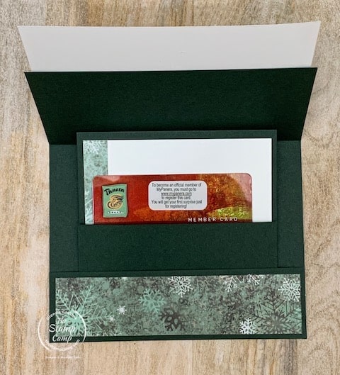 stampin up pop up gift card holder