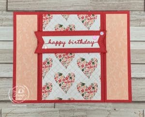 Country Floral Lane Fun Fold Card Bonus 3
