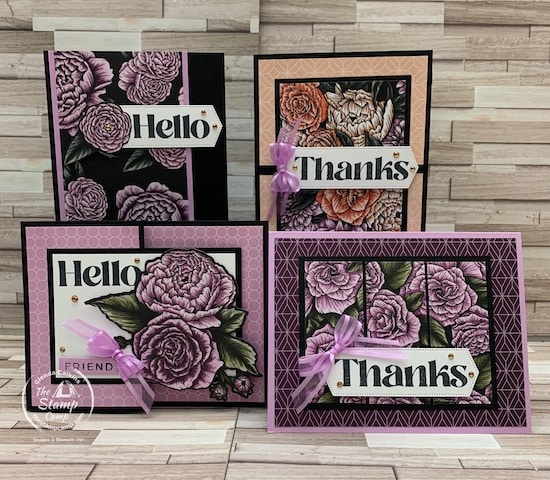 favored flowers stampin' up fragrant flowers stamp set