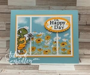 Playing in the Rain with Rain or Shine Paper Quick Card