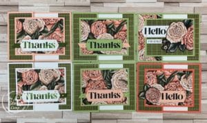 Favored Flowers One Sheet Wonder Create 6 Fun Fold Cards