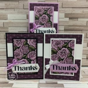 one sheet wonder cards with favored flowers