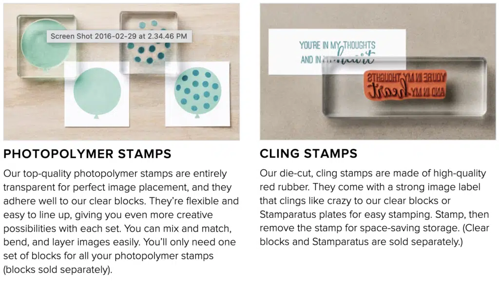 stampin' up stamps