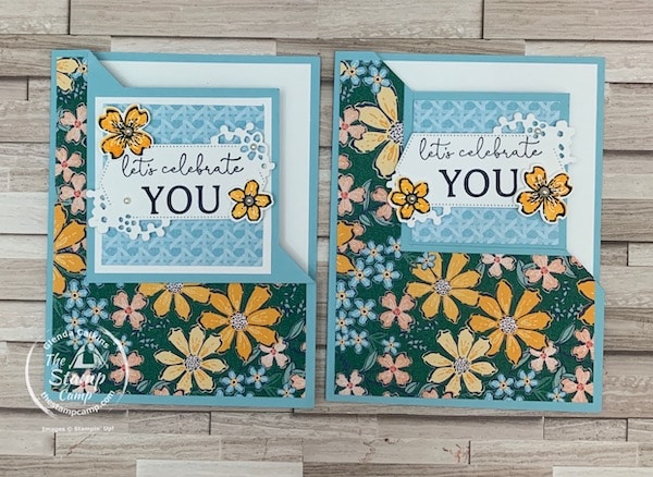 corner fold card flip card example fun fold card videos