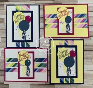 One Bright & Beautiful Designer Series Paper Four Cards