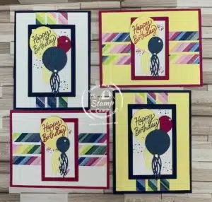 One Bright & Beautiful Designer Series Paper Four Cards