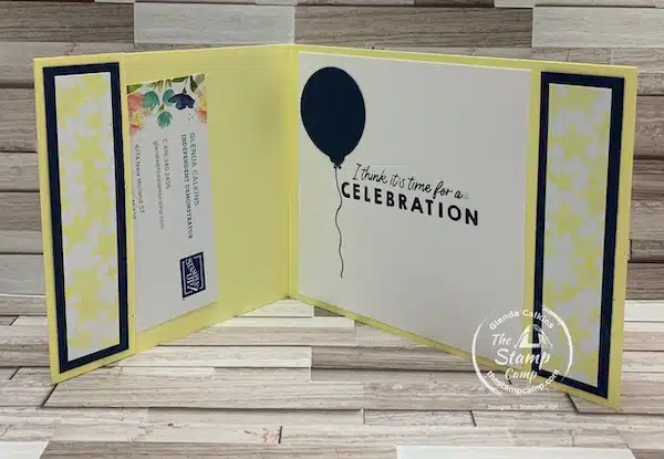 bright & beautiful designer series paper graduation card