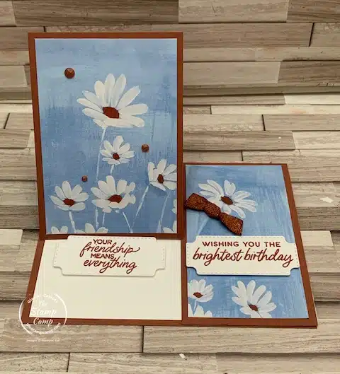 one sheet wonder fun fold cards using fresh as a daisy designer series paper
