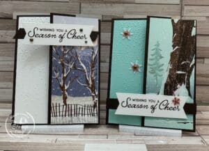 One Horse Open Sleigh Scenic One Sheet Wonder Cards