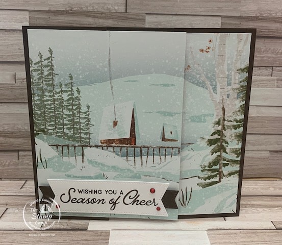 one sheet wonder cards Christmas fun fold cards