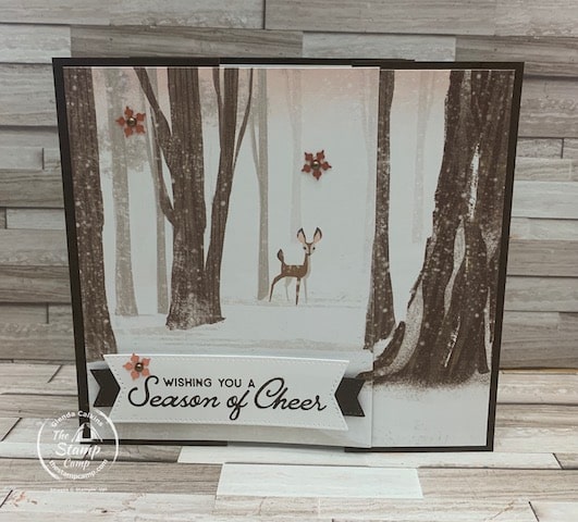 one sheet wonder cards Christmas fun fold cards