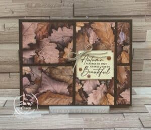 One Awesome All About Autumn One Sheet Wonder Card