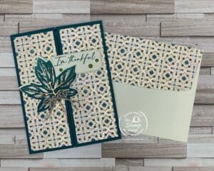 One Gorgeous Interlocking Fun Fold Card With All About Autumn