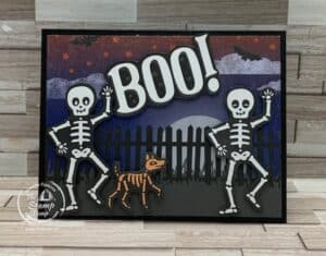 Halloween Cards With Them Bones Designer Series Paper