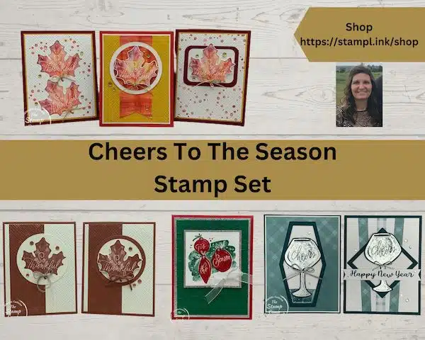 cheers to the season stamp set all the seasons