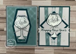 Heat Embossing With Cheers To The Season Stamp Set