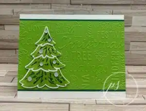 Perfect Pairing Embossing Folder & Bundle For Quick Christmas Cards