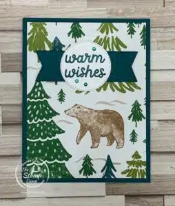 Christmas Cards With A Walk In The Forest Designer Series Paper