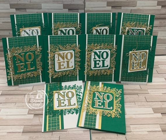 Ten One Sheet Wonder Cards with the Joyful Specialty Designer Series Paper