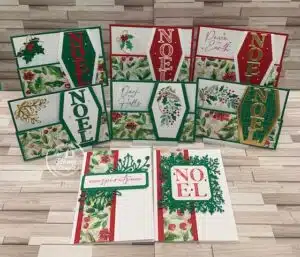 14 Gorgeous Joy of Noel One Sheet Wonder Cards