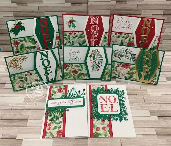 Joy of Noel One Sheet Wonder Cards with Joy of Christmas designer series paper